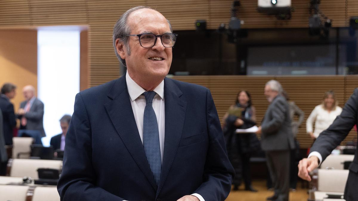 El Defensor del Pueblo, Ángel Gabilondo, durante su comparecencia en la comisión Mixta de Relaciones con el Defensor del Pueblo, a 17 de noviembre de 2025, en Madrid (España).