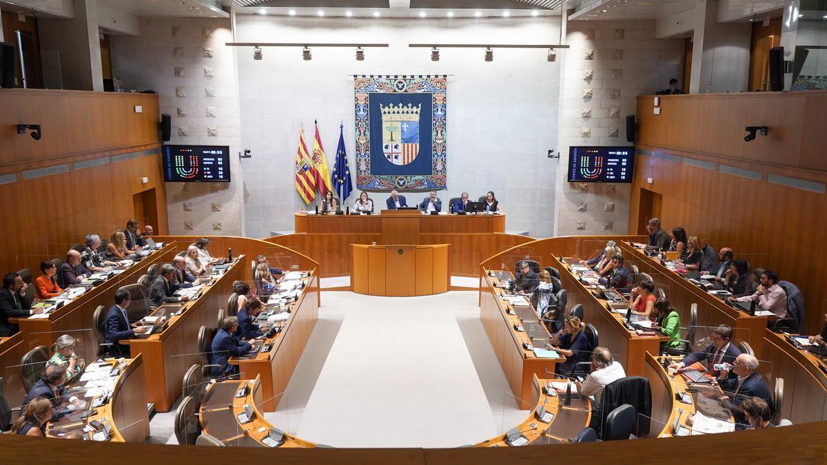 Hemiciclo de las Cortes de Aragón.