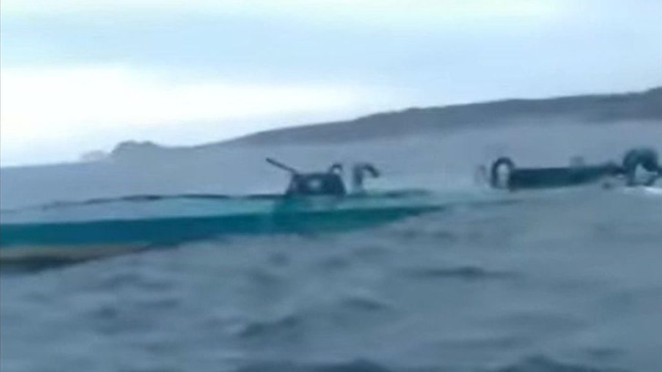 Narcosubmarino vinculado a la organización desmantelada este lunes.