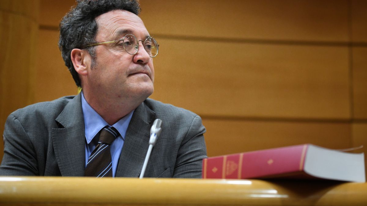 El fiscal general del Estado, Álvaro García Ortiz, durante su comparecencia en la Comisión de Justicia, en el Senado, en febrero de 2025.