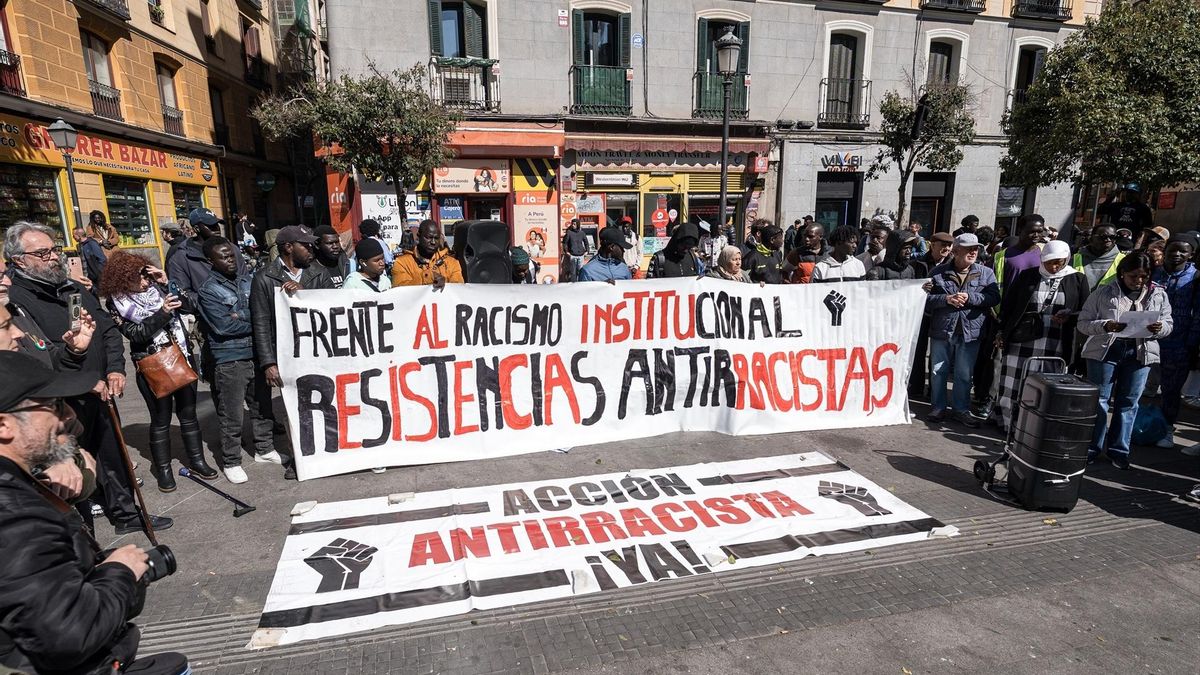 Manifestación antirracista el 29 de marzo de 2026, en Madrid.