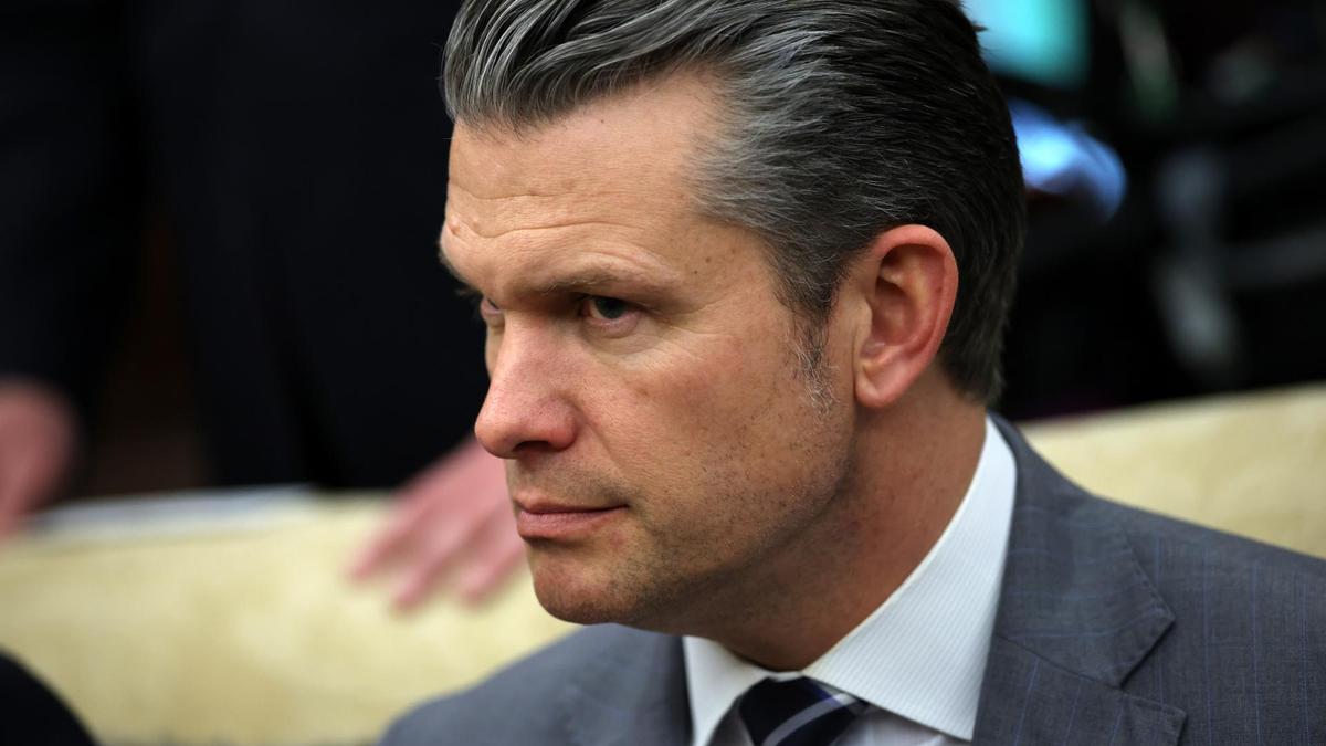 El secretario de Defensa de EEUU, Pete Hegseth.