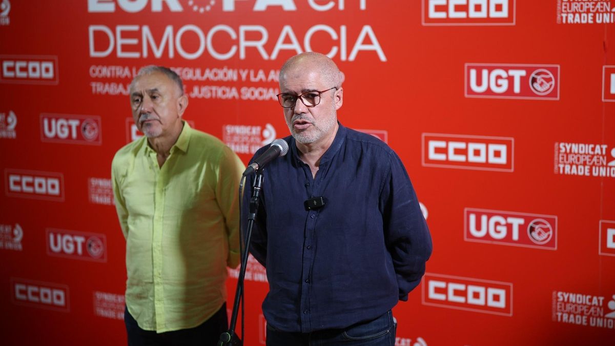 Los sindicatos UGT y CCOO acuerdan apoyar la huelga general por la crisis de la vivienda