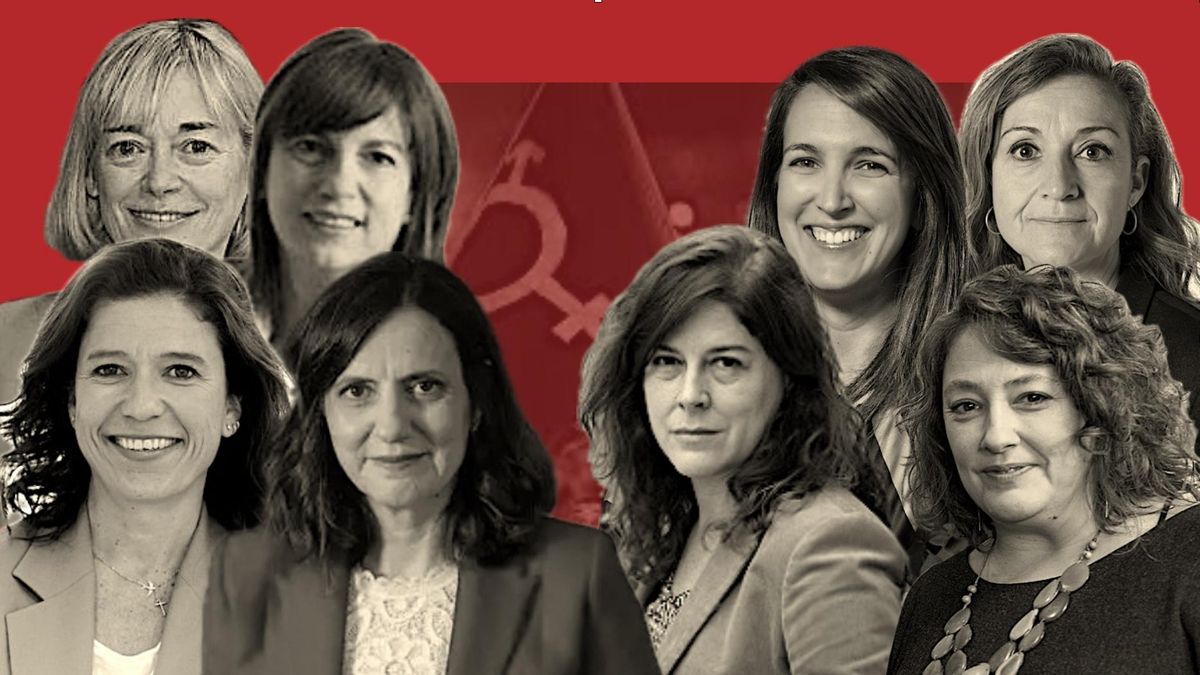 Teresa Cobo, Isabel Morillo, Ana Isabel Pereda, Gemma Martínez, Magda Bandera, Laura Riestra, Virgina P. Alonso y Esther Vera.