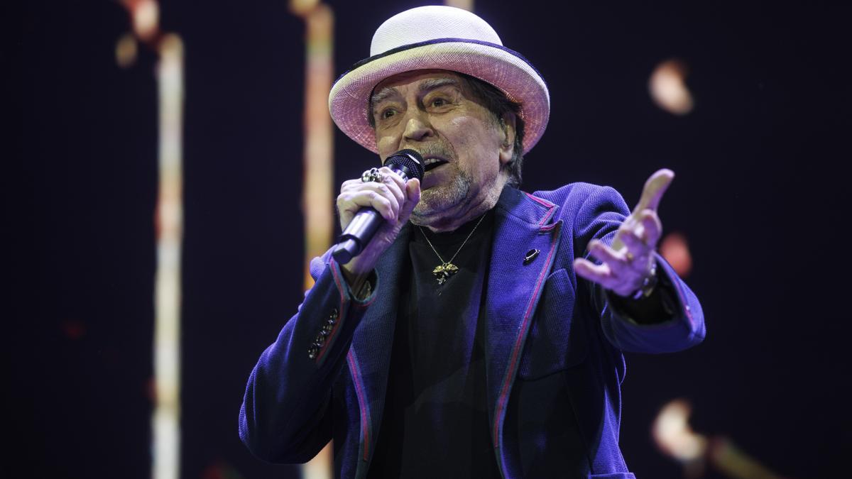 Concierto de Joaquín Sabina, este lunes en Madrid.