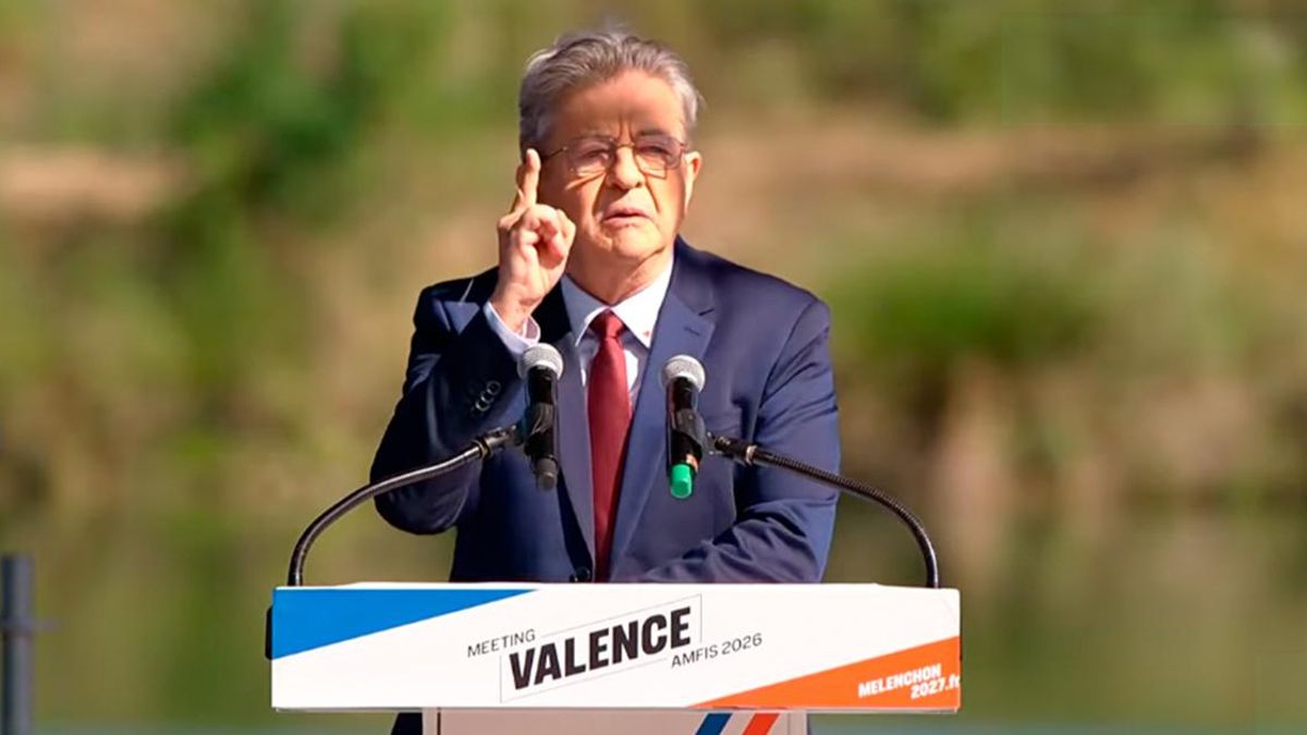 Jean-Luc Mélenchon en el evento #AMFIS2026 en Valence
