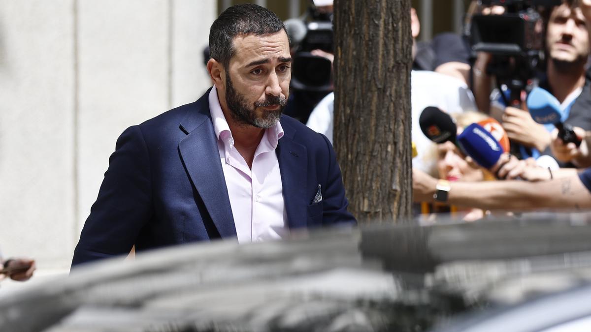 El empresario Víctor de Aldama a su salida del Tribunal Supremo.