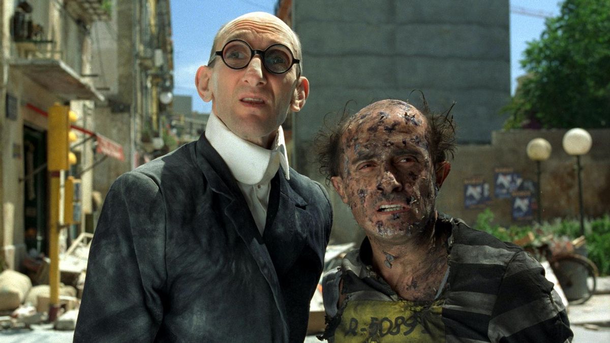 Benito Pocino y Pepe Viyuela en 'La gran aventura de Mortadelo y Filemón'.
