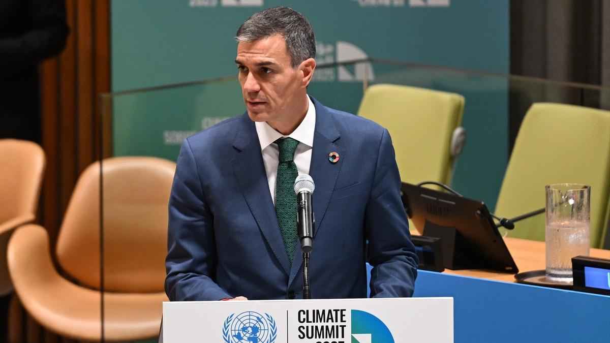 Pedro Sánchez, interviene en el evento de alto nivel sobre Acción Climática preparatorio de la próxima COP30 de Belém