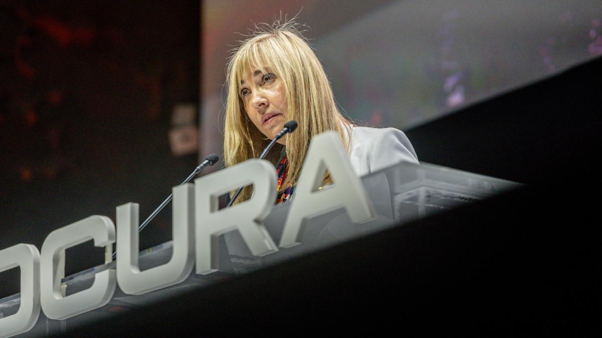La presidenta del Supremo, Isabel Perelló, en un acto el pasado 12 de junio.